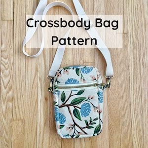 PDF Crossbody Bag Pattern - Sling Bag - Cross Body Bag - Side Bag Pattern