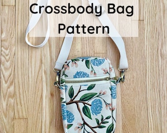 PDF Crossbody Bag Pattern - Sling Bag - Cross Body Bag - Side Bag Pattern