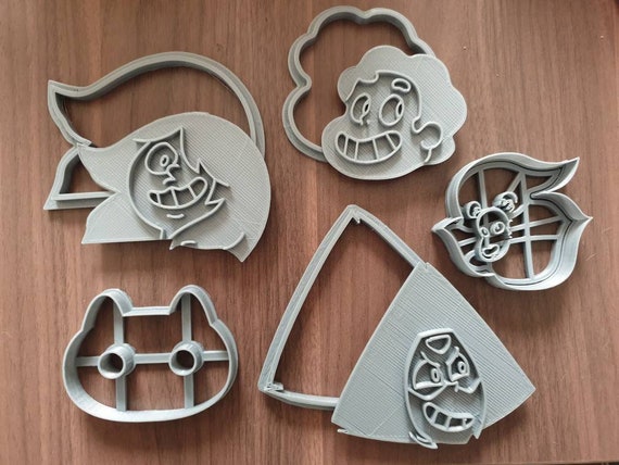 Cartoon Character 185 Cookie Cutter Set