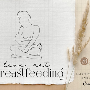 Breastfeeding art line svg, mama svg, female body line art commercial license png, eps, svg