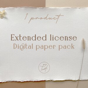 Extended license for One Digital paper pack, Commercial License by TimofiArt
