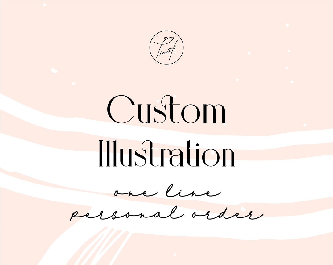 Custom Order One Line Drawing Illustration for Business or Personal Use ...