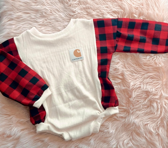 Flannel Carhartt Romper Toddler Clothing Baby Clothing plaid Boho Trendy Sparkle Handmade Custom Baby Clothes Romper leotard Etsy UK
