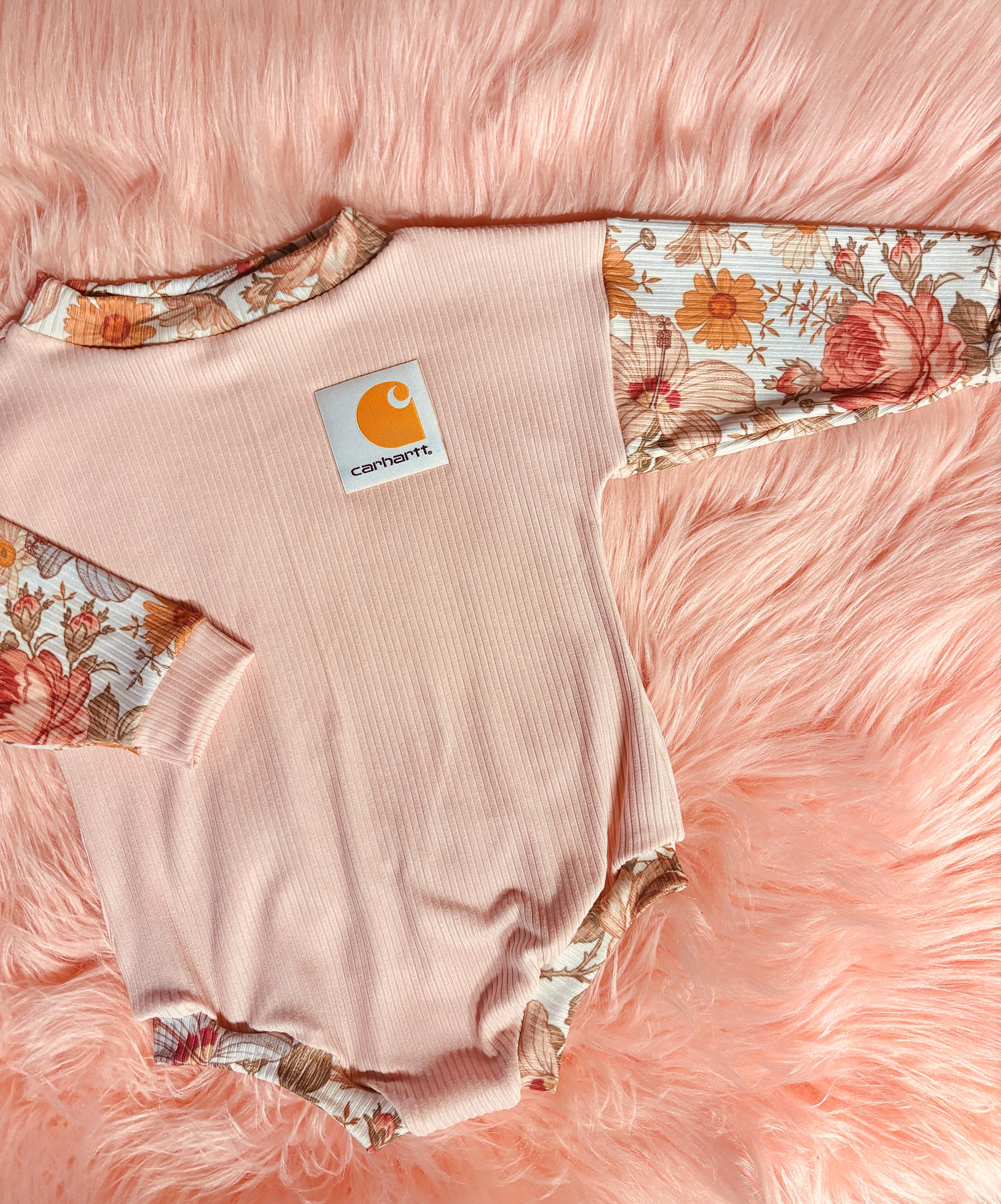 vintage carhartt baby ジャケット 2T Vintage 1990s Carhartt Toddler Size Pink Jacket / Workwear