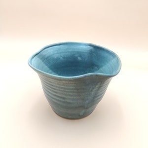 Handmade Green Glazed Ceramic Stoneware Bowl