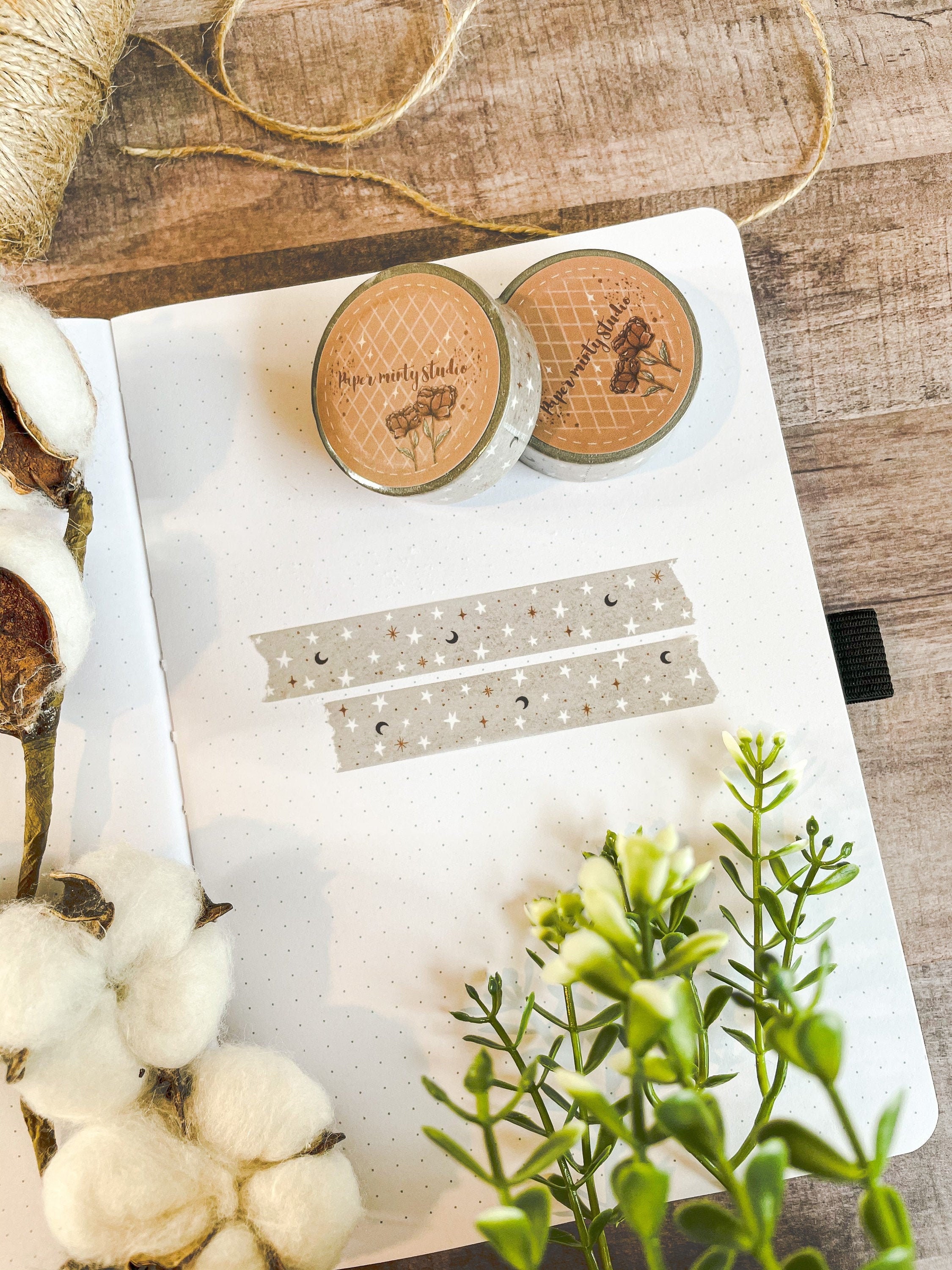 Blue Sky Washi Tape, Bujo Washi Tape, Planner Washi Tape, Bullet Jour…