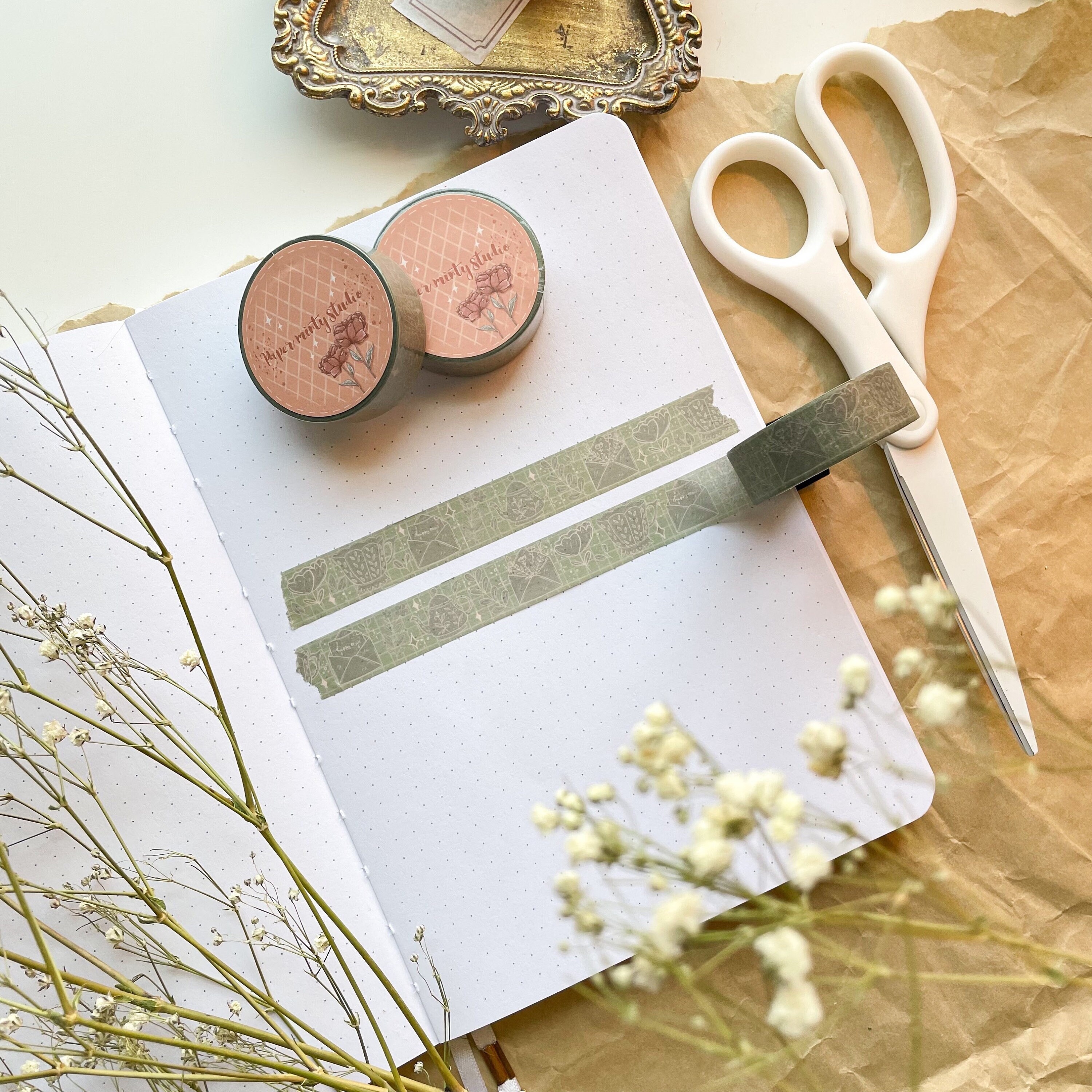 Happy Mail Washi Tape, Bujo Washi Tape, Planner Washi Tape, Bullet Jo…