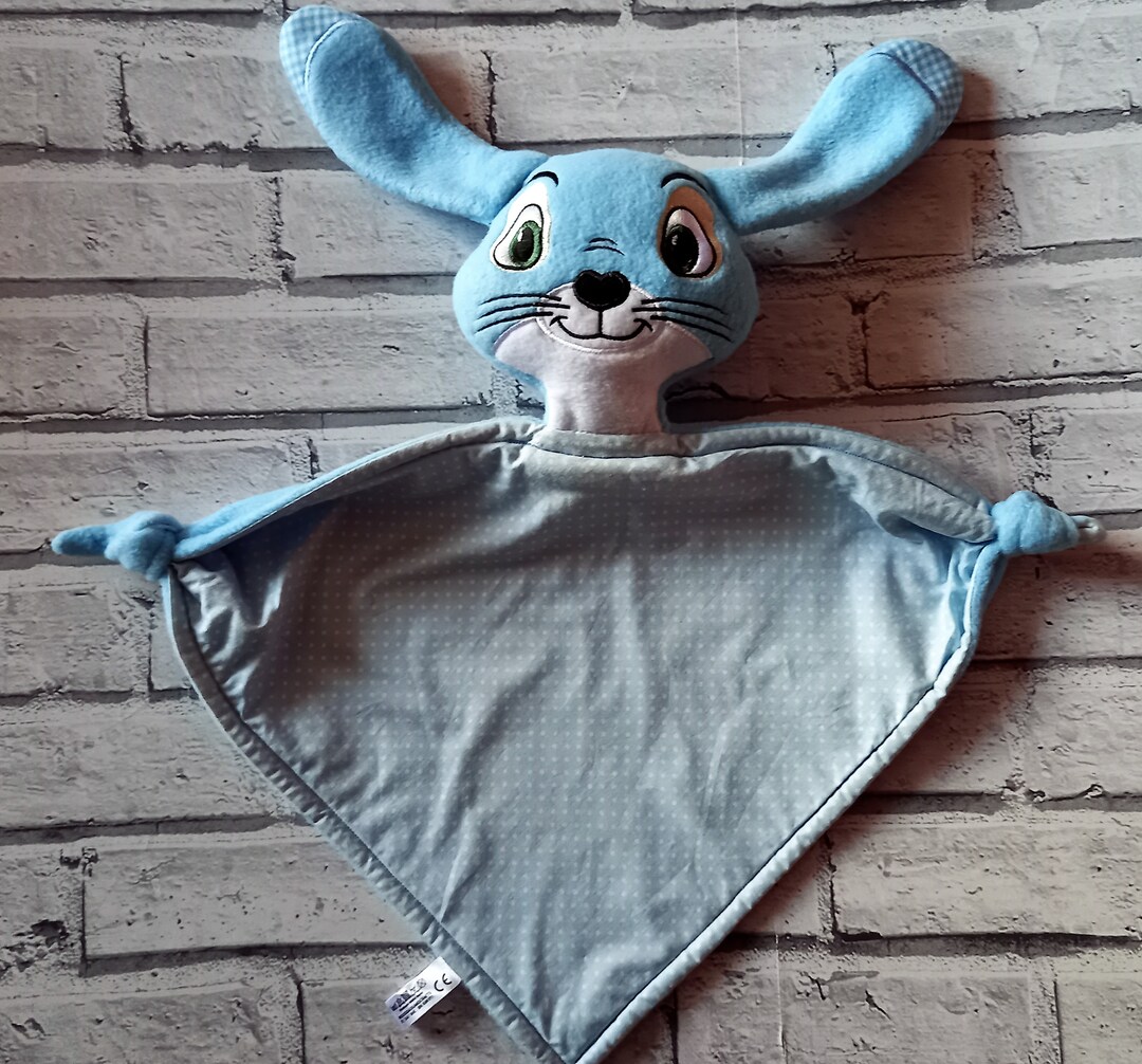 Bunny Comforter Rabbit Cuddle Blanket Baby Comforter Bunny Etsy