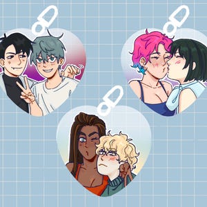 Alien Stage Heart Shaped Charms