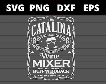 Archivos SVG de la mezcladora de vino Catalina para Cricut