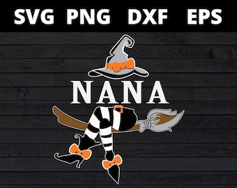 File svg di Halloween di Nana Witch per Cricut