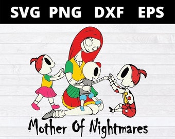 mother of nightmare 2 girls 1 boy , Christmas svg files for cricut