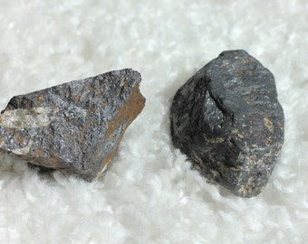 Par de piedras imán de 2,5", magnetita natural para atracción