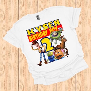 TOY STORY BIRTHDAY shirt, woody, buzz lightyear, birthday shirt