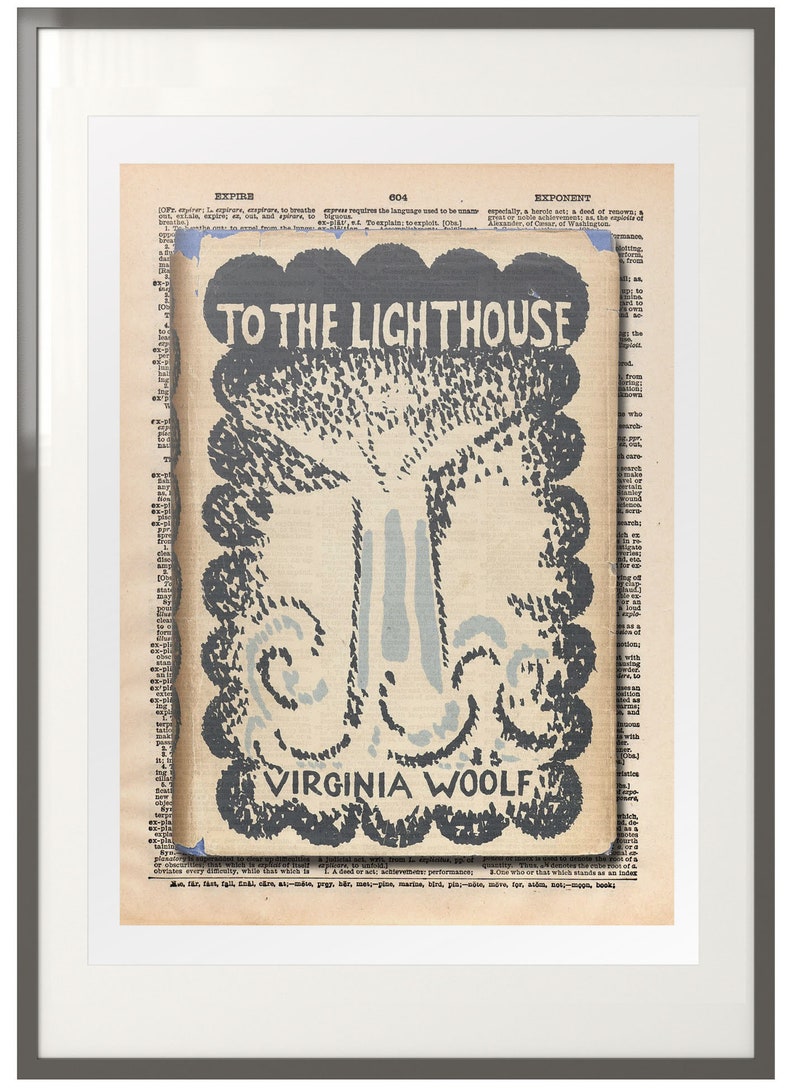 Virginia Woolf To The Lighthouse First Edition Cover Etsy
