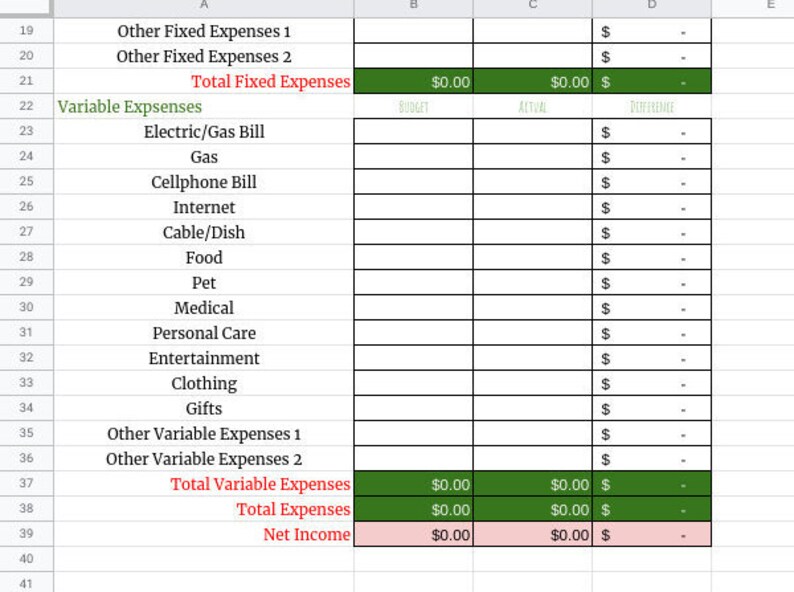 calculate monthly expenses calculate monthly expenses