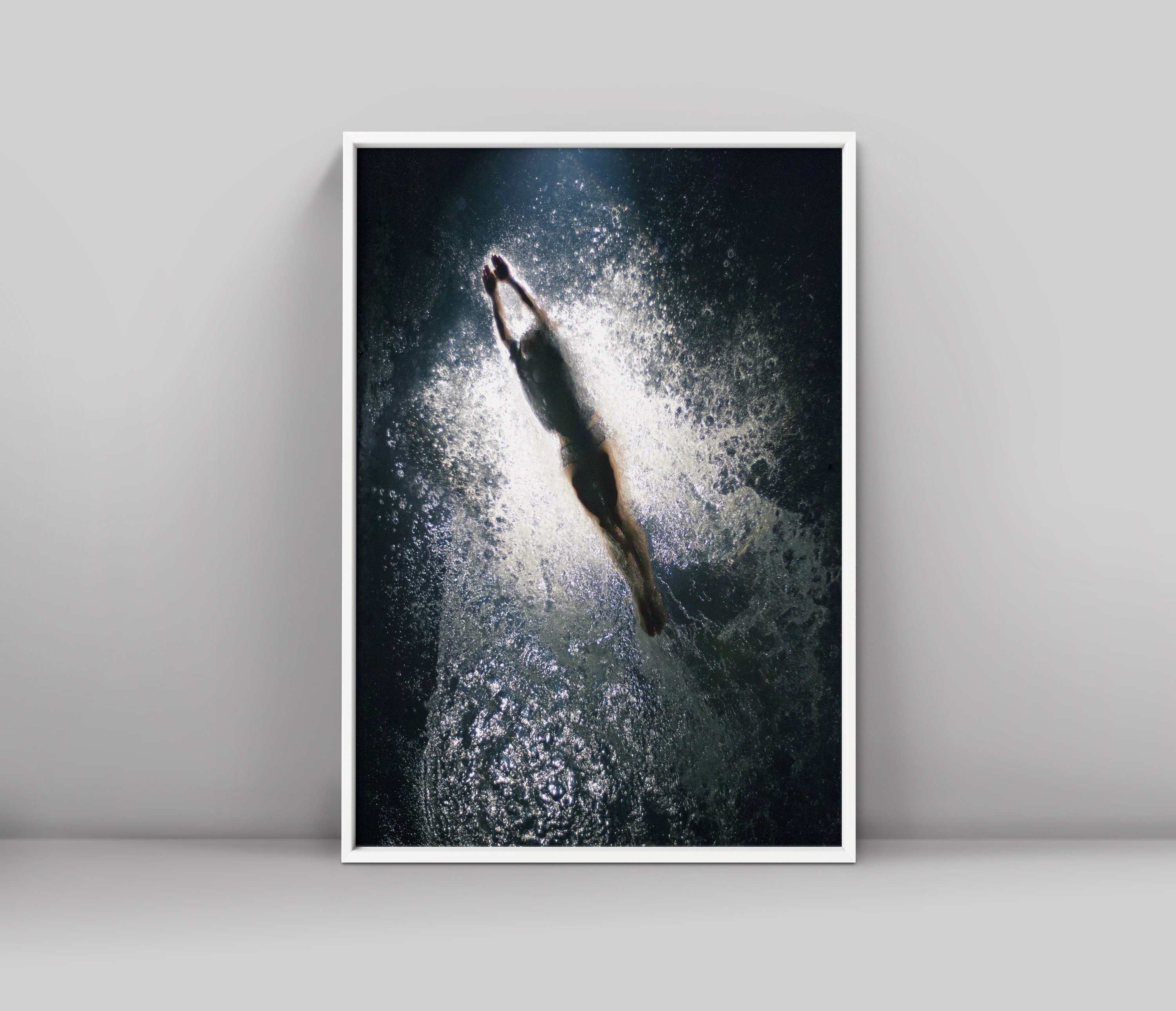 Swim Modern Wall Art Digital Download Printable Wall Art Etsy