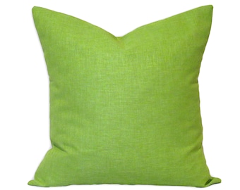 Tropical Green Pillow Cover | Green Pillow Cover | Outdoor Fabric Pillow Cover