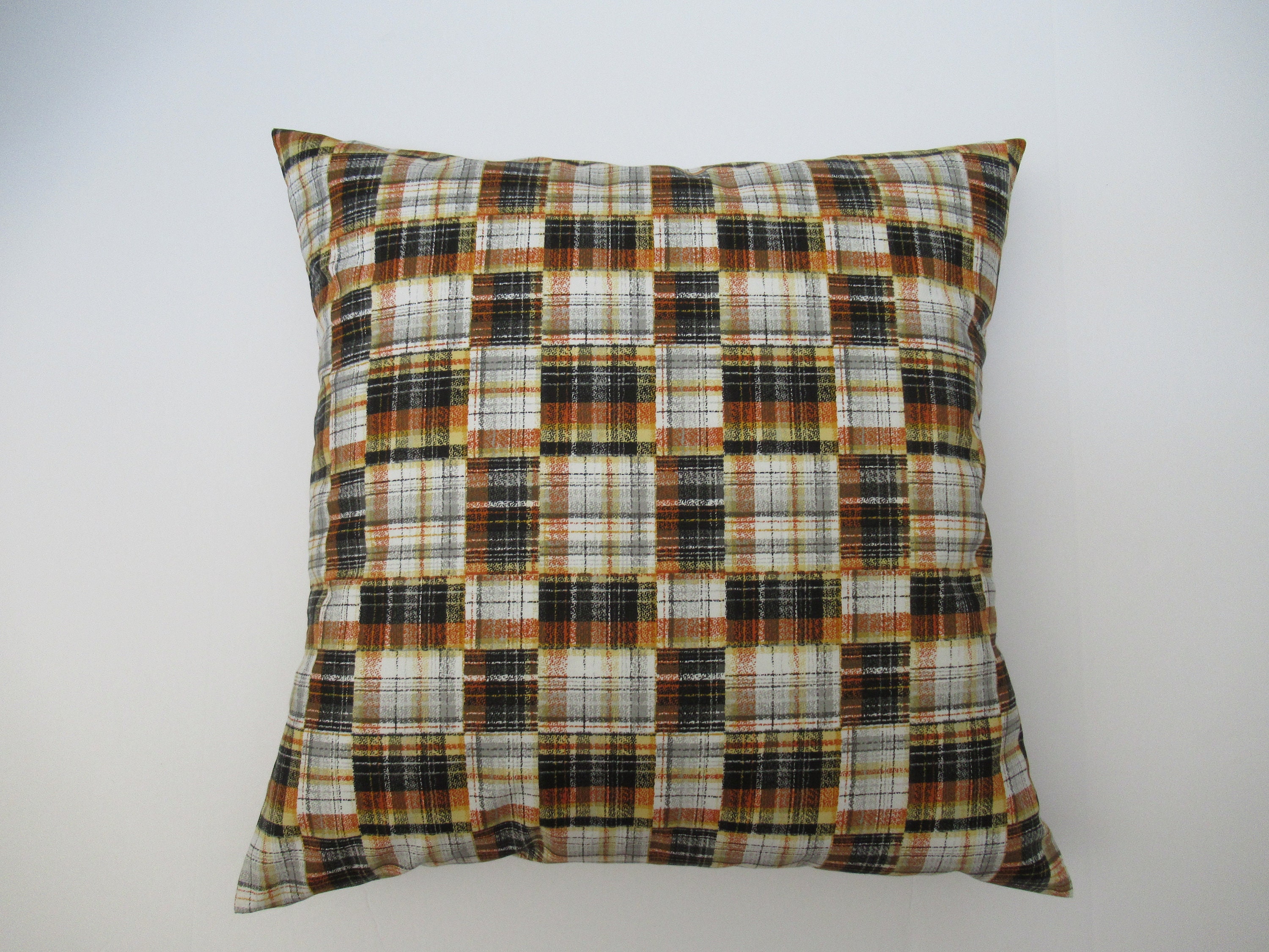 Autumn Pillow Sham Comfort Plaid