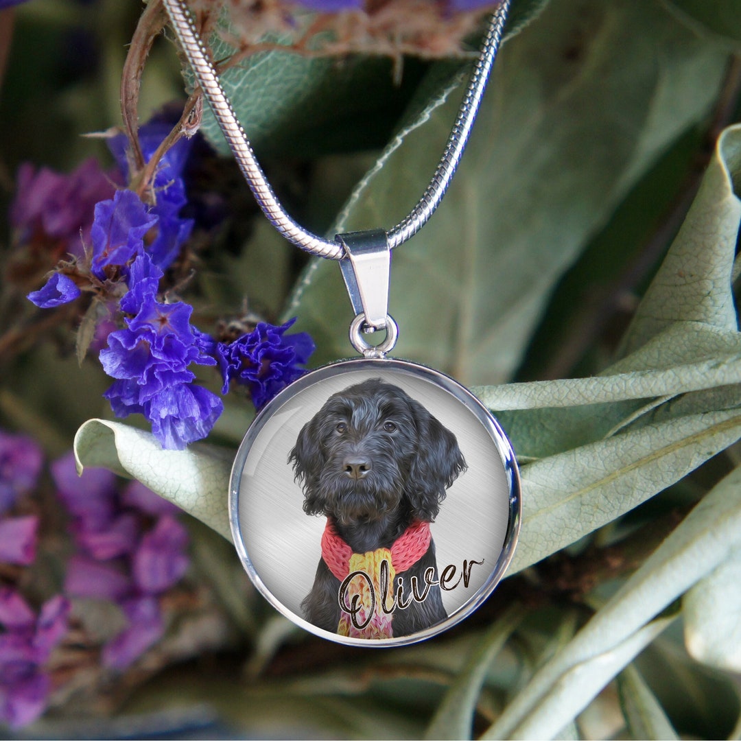 Pet Memorial Necklace | Ememories Stainless Steel Pendant – Engraved Memories