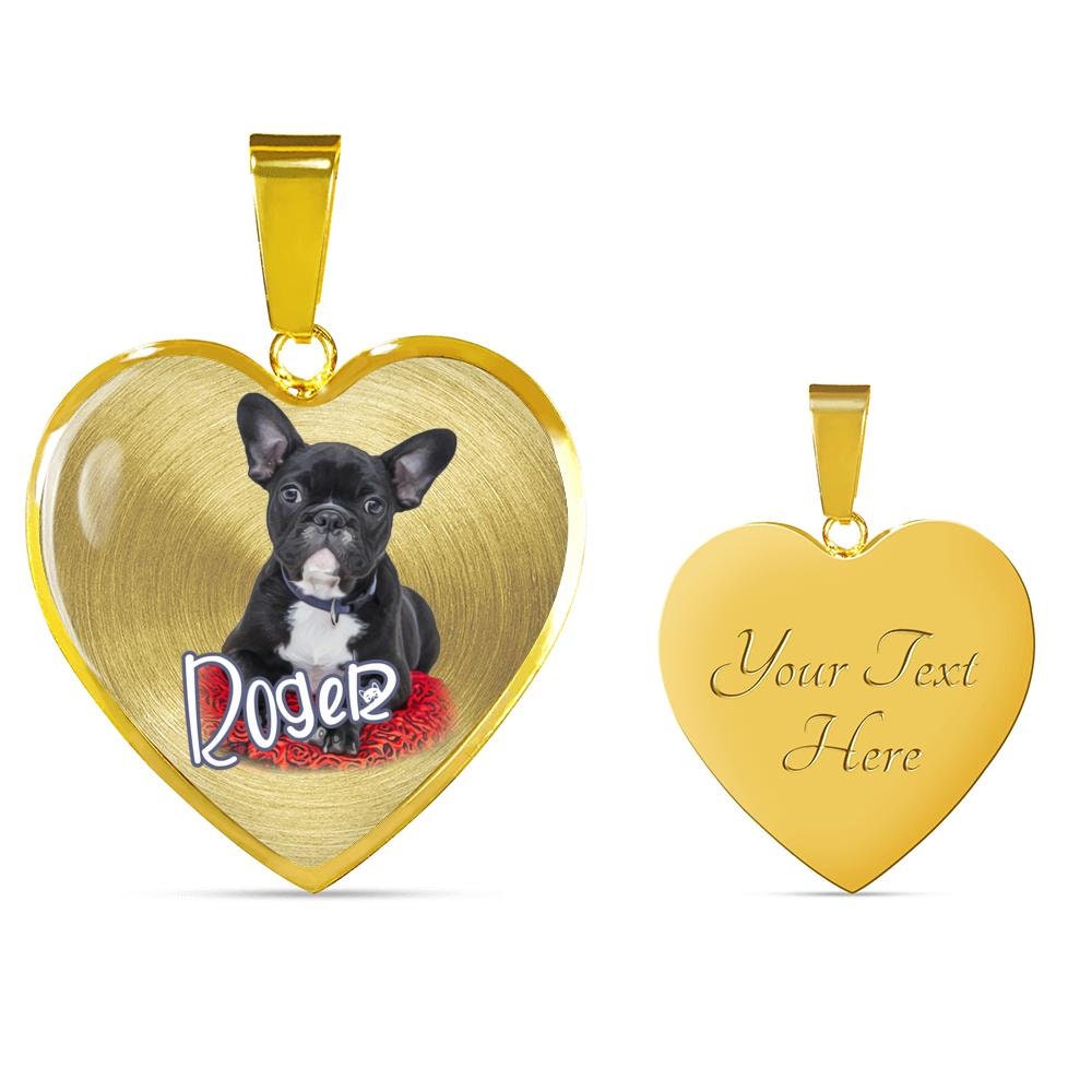 Dog Picture Necklace Pet Photo Necklace Custom Pet Necklace Etsy