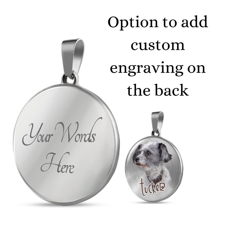 Personalized Pet Jewelry Pet Photo Necklace Dog Mom Jewelry Etsy Australia