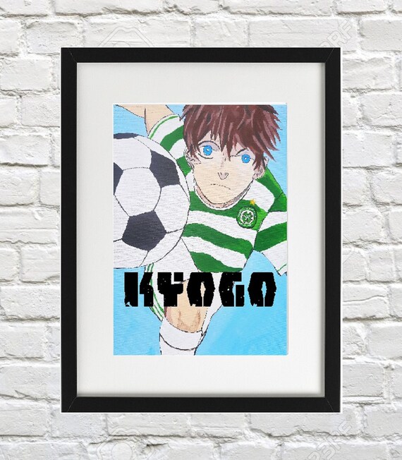Celtic Kyogo Framed Manga Style Limited Edition Print 30cm X Etsy