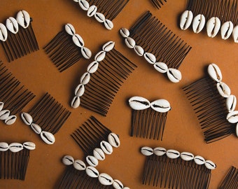 Mother Earth Cowrie Shell Combs