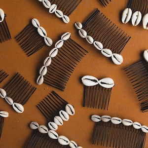 Mother Earth Cowrie Shell Combs