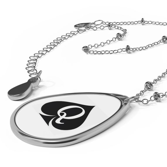Queen of shop spades necklace
