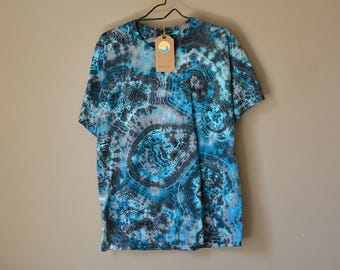 Hand-Dyed Geode Tee, Authentic Tie-dye Shirt