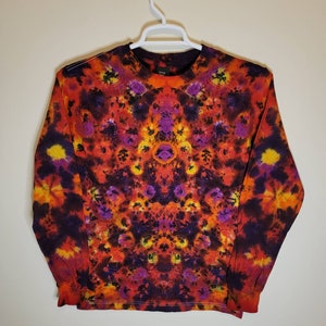 Small Tie Dye Long Sleeve Shirt Handmade Kenney Style