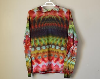 Hand-dyed Cosmic Egg Shirt, Authentic Ice Dye, Unisex Size XL