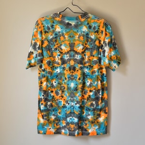 Hand-dyed Kaleidoscope Shirt, Authentic Tie-dye, Unisex M