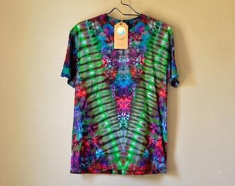 Hand-dyed Kaleidoscope Tee, Authentic Tie-dye Shirt