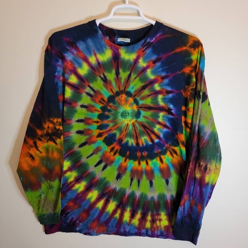 reverse tie dye long sleeve