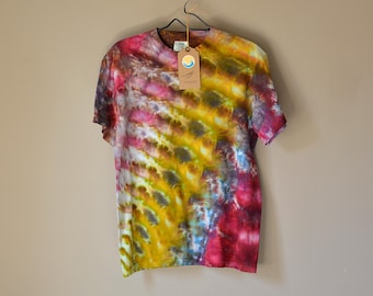 Hand-dyed Ripple Tee, Authentic Tie-dye, M