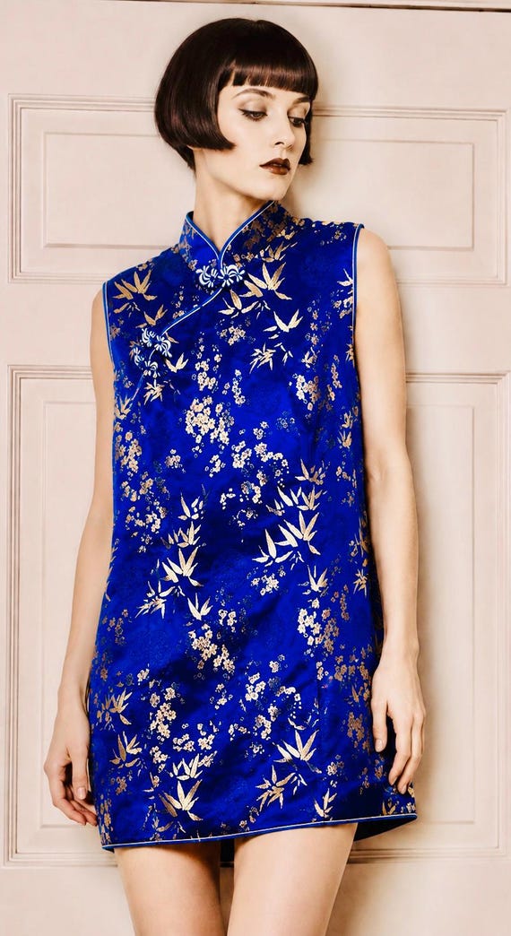 Vintage Asian inspired mini dress