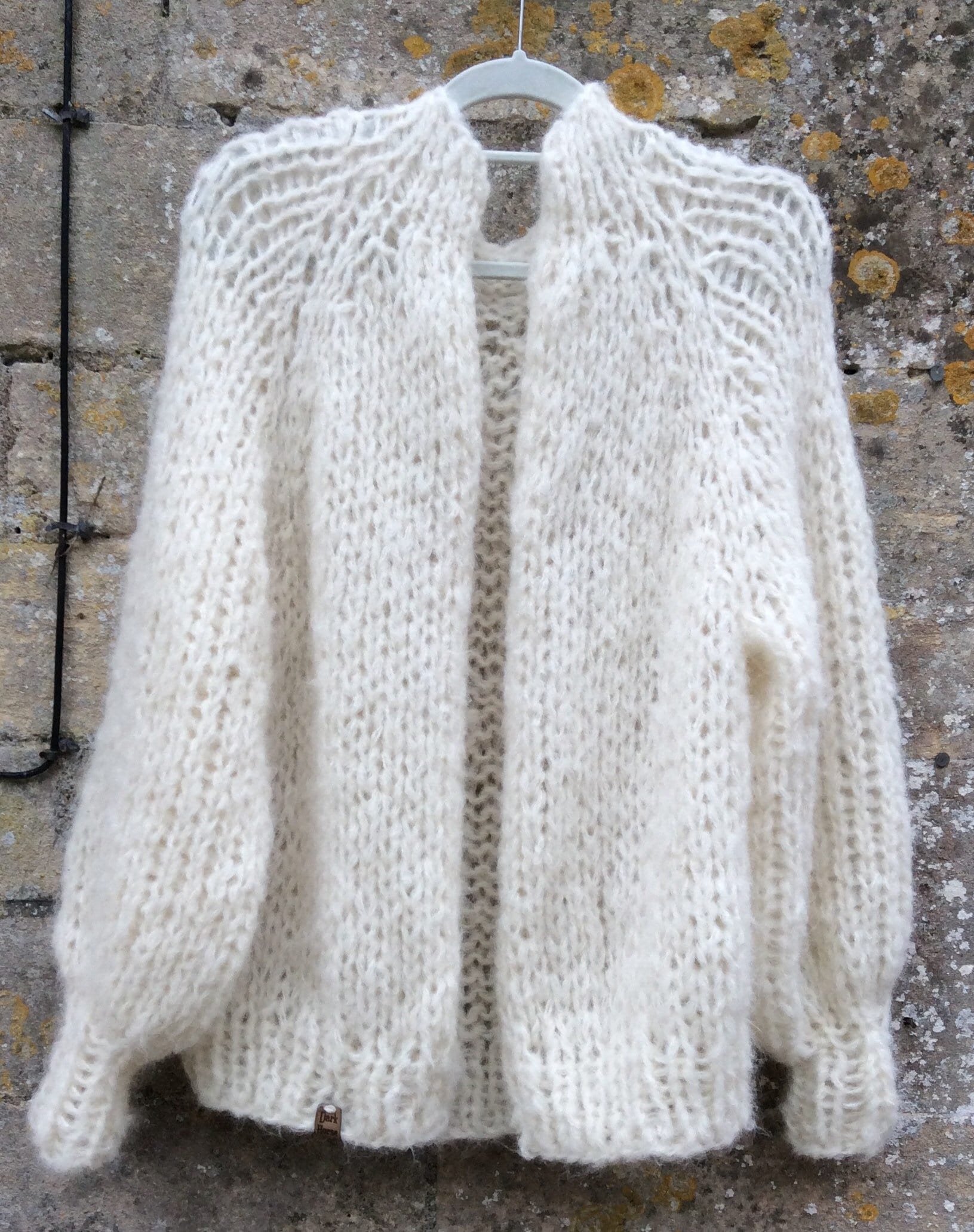 Hand Knitted Extra Chunky Knit Cardigan/sweater in Soft