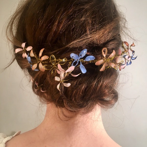 bridesmaid flower headpieces