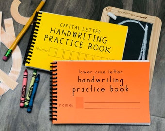 Handwriting Practice Books - DIY mini books - Handwriting Without Tears handwriting practice for on the go, easy handwriting lessons