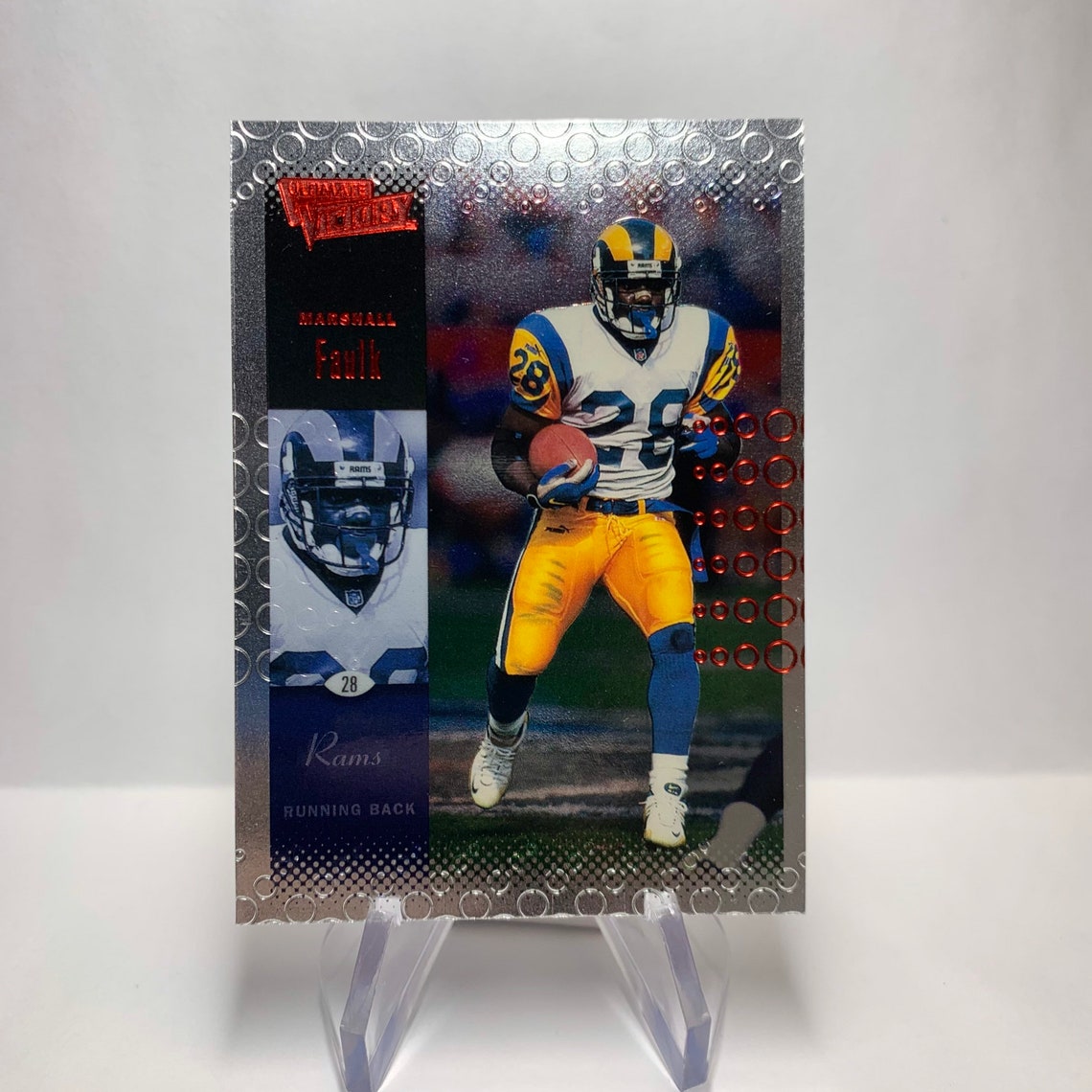 NFL Card St Louis Rams 2000 Upper Deck Ultimate Victory Chrome Etsy