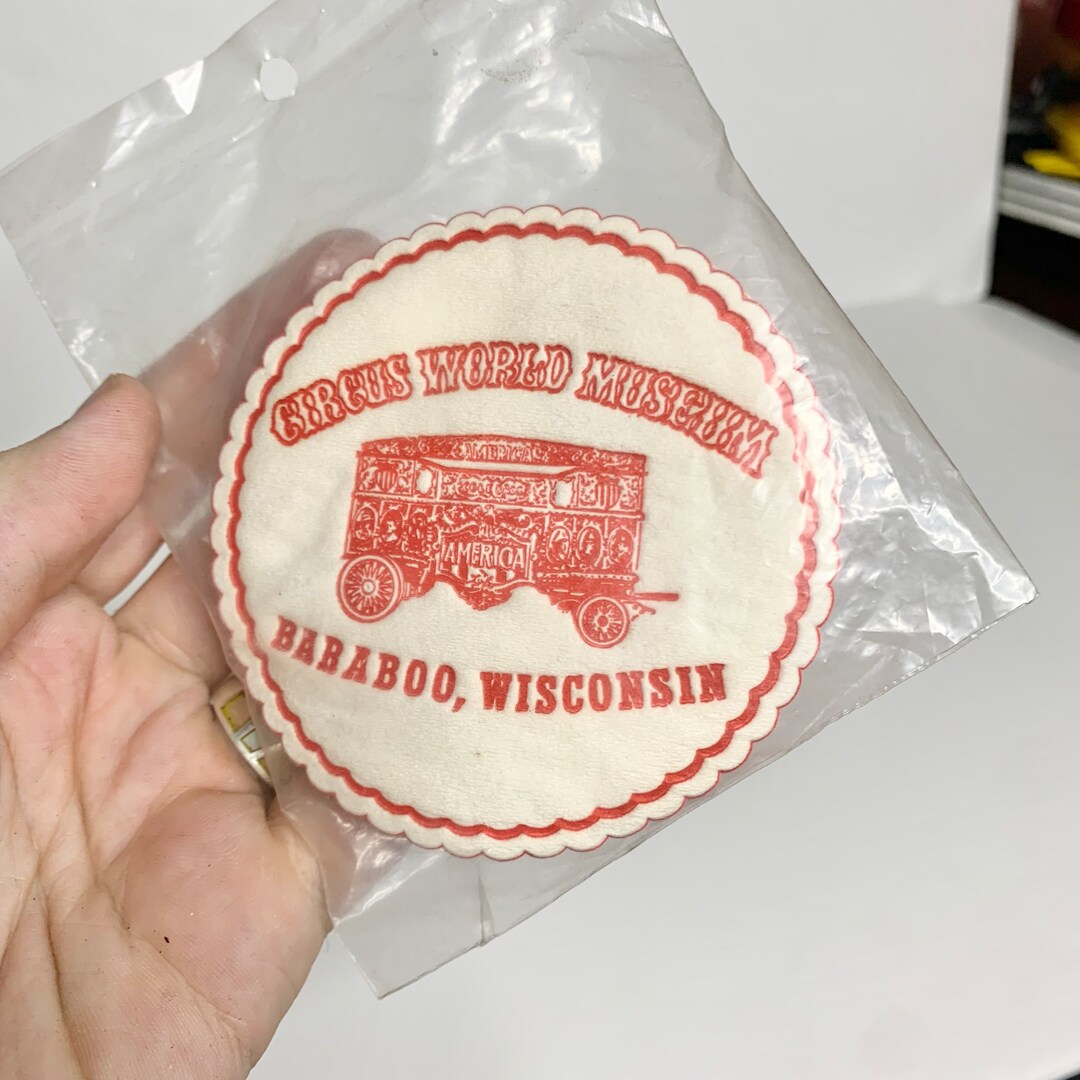 Vintage Circus World Museum Baraboo Wisconsin royal Coasters Pack of 10