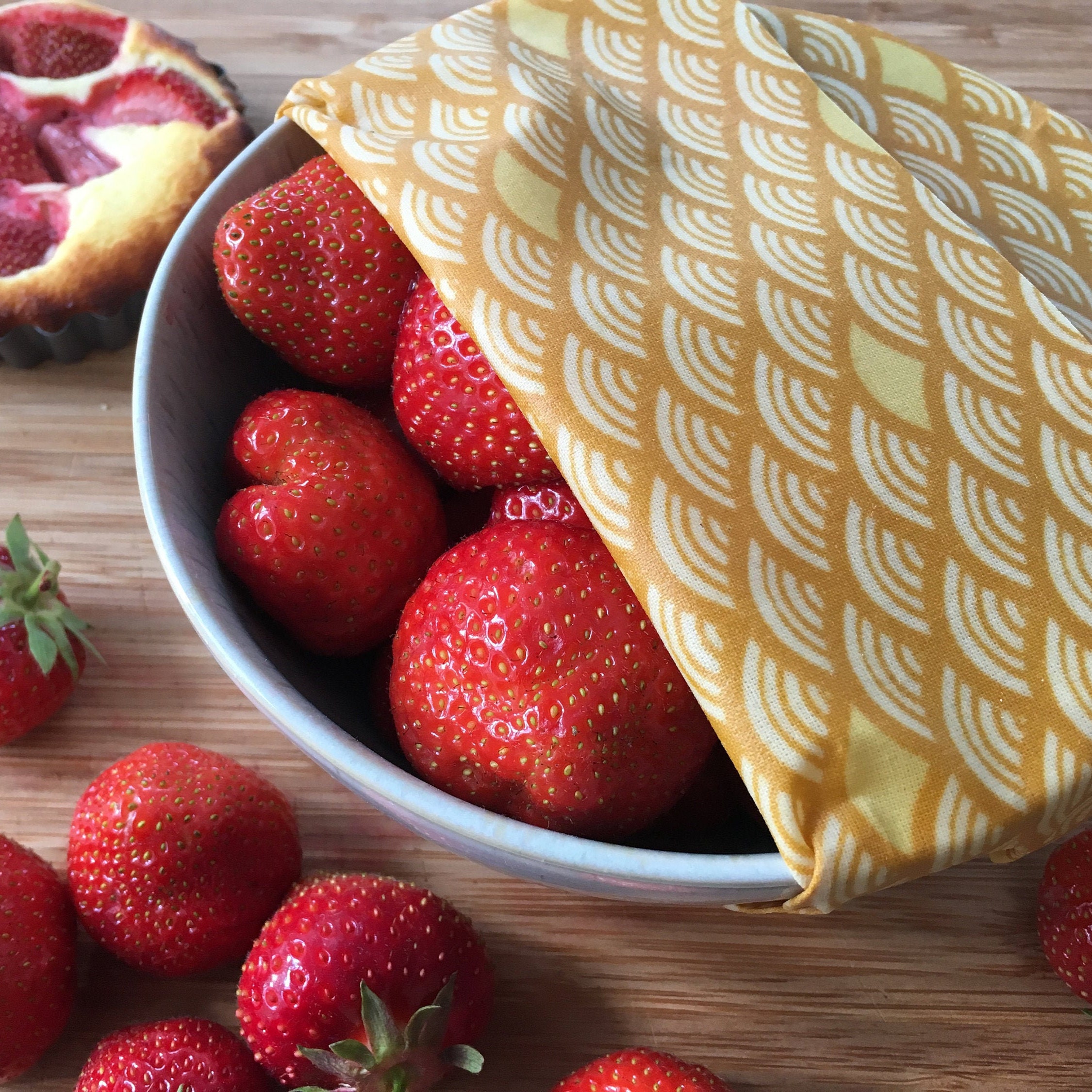 Organic beeswax cloth L 30 x 30 cm Etsy