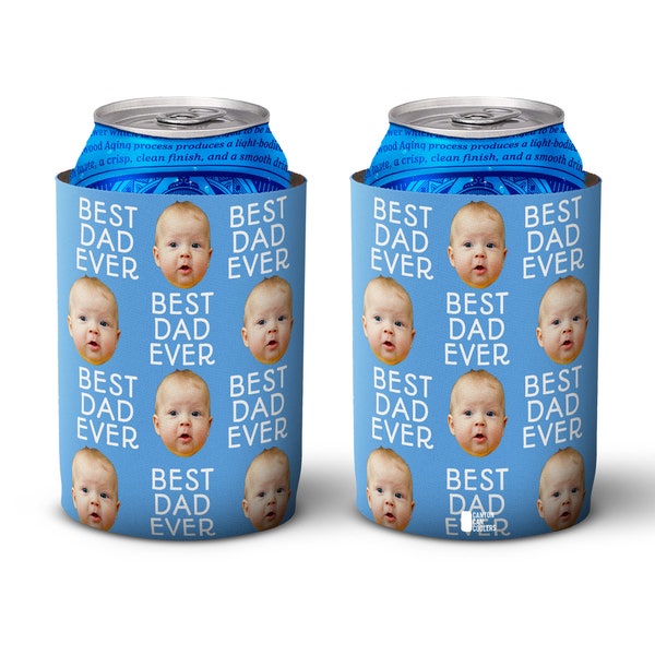 Personalized Father's Day Gift / Custom Can Cozie for Dad  / Durable Can Hugger /Best Father's Day / Best Gift from Kids / Dad Beer Gift