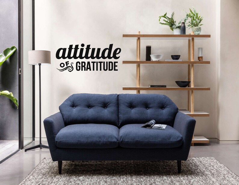 Attitude Of Gratitude Vinyl Decal