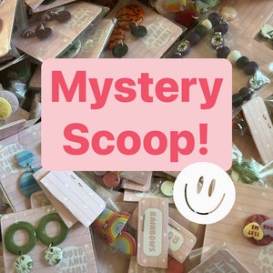 Mystery Scoops & Grab Bags, Blind Bag - Handmade Necklaces, Bracelets and Earrings Beads Charms Stickers Pins