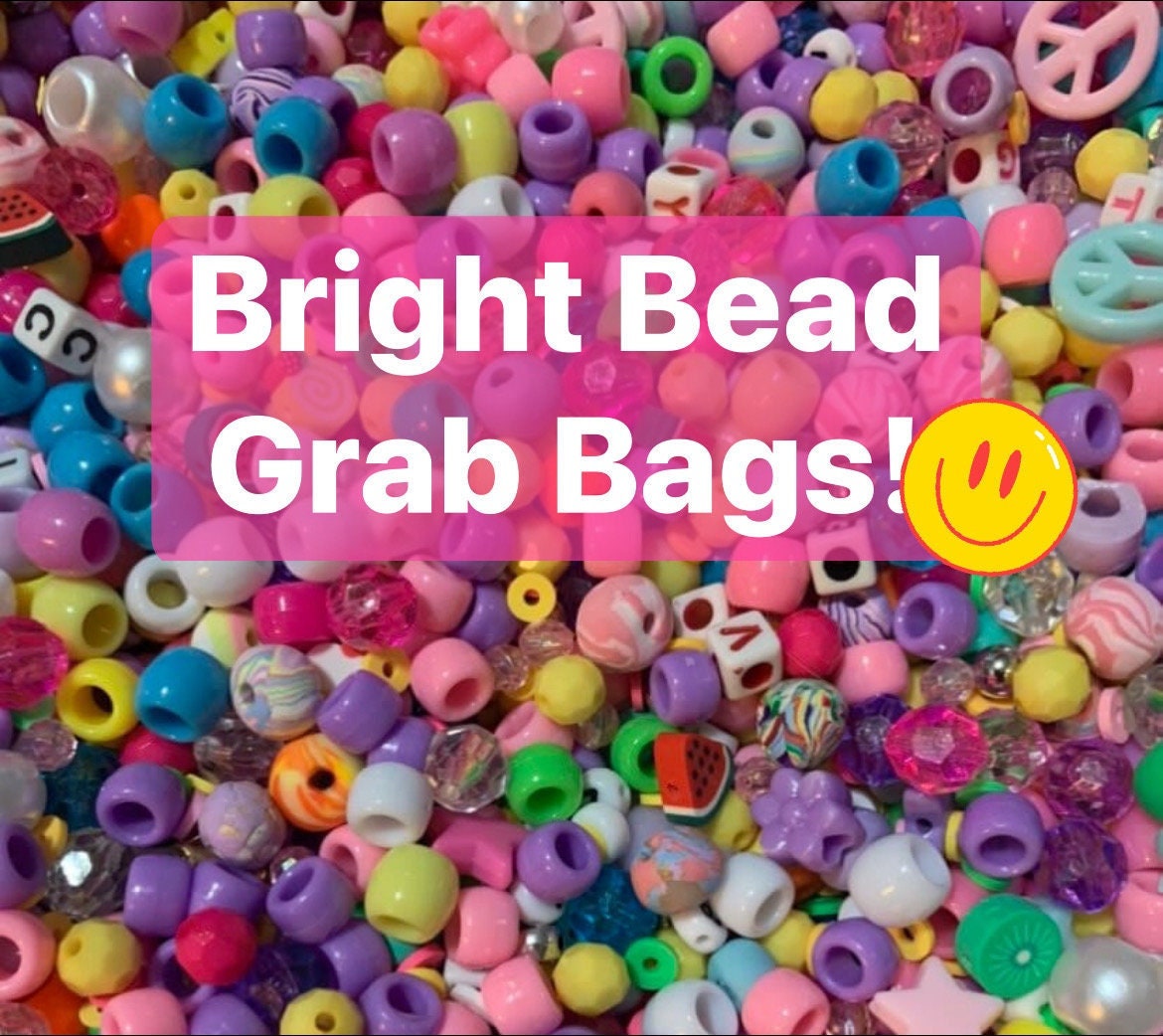 Light Blue iridescent Tube confetti bingsu beads – luvasupplies