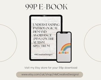 Understanding Pathological Demand Avoidance (PDA) on the Autism Spectrum | Digital Download | Autism Support | PDA | - 99p + VAT
