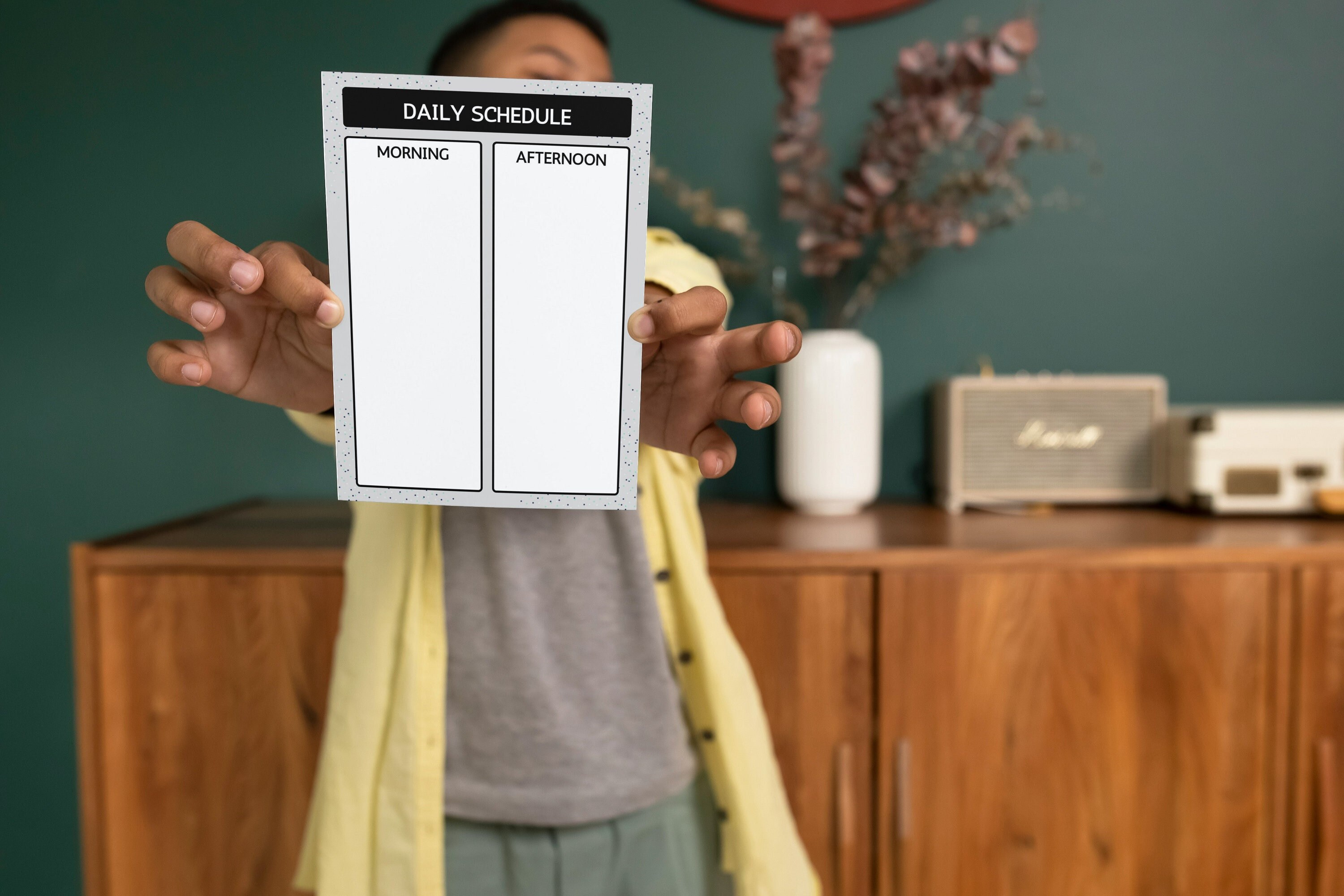 A4 ADHD Autism ASD Visual Planner Routine Scheduler Visual Timetable ...